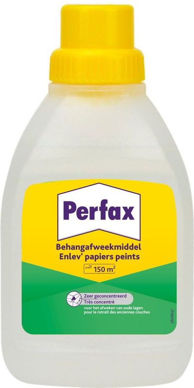 Perfax Behangafweek 500ML | Behang afweek afweekmiddel verwijderaar| Tot 100M Behang verwijderaar