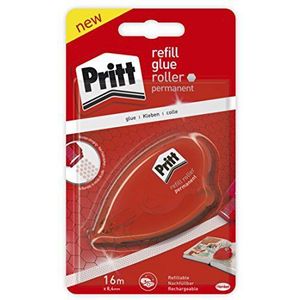 Pritt 2110468 cassette, 1 g, plakband, plakband, voor plakband, rood, permanent, 1 g, 16 m