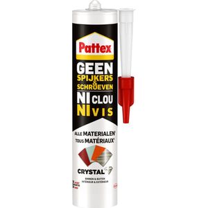 Pattex Montagelijm Transparant Geen Spijkers & Schroeven Crystal 290g