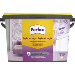 Perfax Ready & Roll - Papier en Vinyl 4,5 KG - Glasweefsel & Lijm - Verfwinkel is tot 50% goedkoper