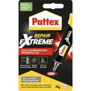 Pattex Repair Extreme 20 g | Extreem Sterke Secondelijm | Voor Snelle Reparaties | Multi-inzetbaar | Alleslijm