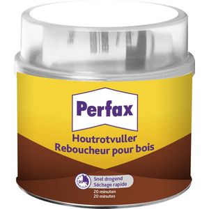 Perfax houtrotvuller - 500 gram - voor kleine oneffenheden - voor buiten en binnen