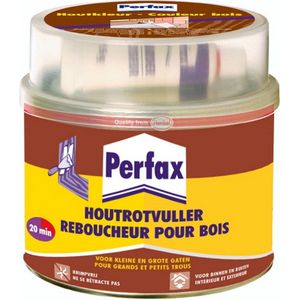 Perfax Houtrotvuller 1000g Can | Hout Restoratie & Vulmiddel | Houtrotvuller voor Binnenhuis Projecten | Rotvuller & Restoratie.