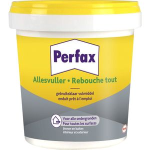 Perfax allesvuller - wit - pot 1 kg - slijtvast - krimpvrij