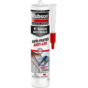 Rubson Anti-lek Voegkit ZWART 280 ml | Dak, Goot & Afvoerleiding Reparatie Voegkit | Anti-Lek & Weersbestendige Voegkit.