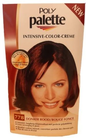 Schwarzkopf Poly Palette 778 Donker Rood Permanente Haarverf