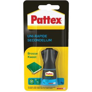 Secondelijm pattex met kwast flacon 5gr blister