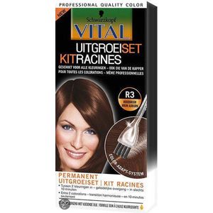 Schwarzkopf - Vital Uitgroeiset - Haarverf - Roodbruin