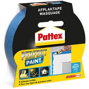 Pattex Afplaktape - Schilders Tape - 30 mm x 25 meter - Blauw