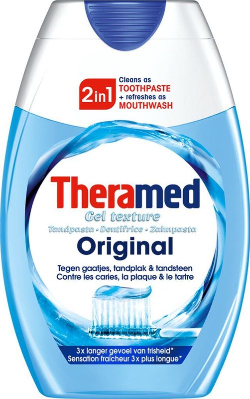 Theramed 2 in 1 Original 75ml - Op Voorraad - Gratis Verzending Vanaf 20,-