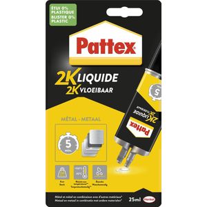 Pattex Twee componenten lijm Universal 35Gram | Geschikt voor Metalen ondergronden | Metalenlijm 2 componentenlijm.