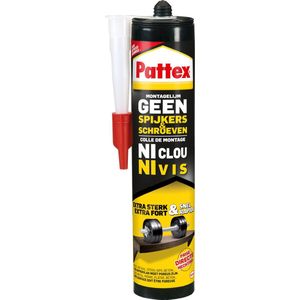 Pattex Montagekit 400 gr | Montagekit Geschikt voor binnen & buiten | Universeel gebruik| Extreem sterk Montagekit