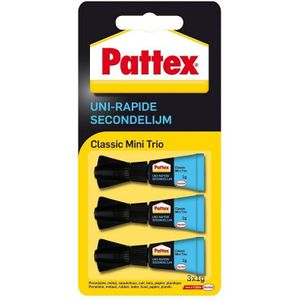 Pattex Classic secondelijm tube (3 x 1 gram)