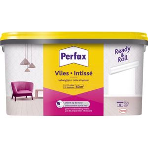 Perfax Ready&Roll Behanglijm 9 Kg | Vliesbehang Behangplaksel | Behanglijm Transparant | Alle ondergronden Behanglijm.