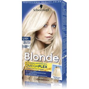 Schwarzkopf - Blonde L101 - Haarkleuring - Platinum Zilver Blond