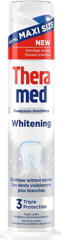 Theramed - Whitening 3 Triple Protection - Tandpasta - 100ml