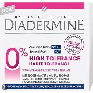 High Tolerance Anti -Rimpel Nachtcreme - 1 stuk