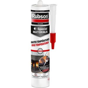 Rubson - Hoge Temperaturen - Kit - Zwart - 280 ml - Hittebestendig tot 1200°C