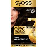 SYOSS Oleo Intense - 2-10 Bruinzwart - Permanente Haarverf - Haarkleuring - 1 stuk