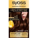 SYOSS Oleo Intense - 4-18 Mokkabruin - Permanente Haarverf - Haarkleuring - 1 stuk