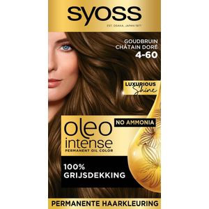 SYOSS Oleo Intense- 4-60 Goudbruin - Haarverf - Permanent - 1 stuk