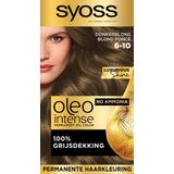 SYOSS Oleo Intense - 6-10 Donkerblond - Permanente Haarverf - Haarkleuring - 1 stuk