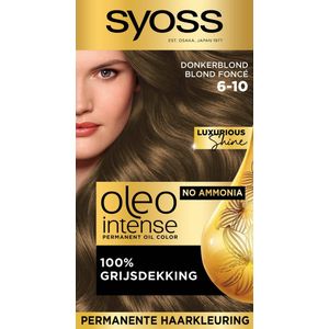 SYOSS Oleo Intense- 6-10 Donkerblond - Haarverf - Permanent - 1 stuk