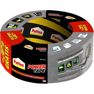 Pattex Power Tape Grijs +20% Gratis 30 meter