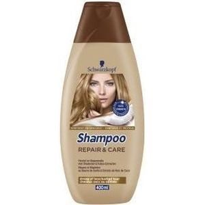 Schwarzkopf - Repair & Care - Shampoo - 400 ml - Voor Droog of Beschadigd Haar