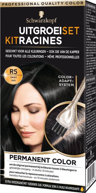 Schwarzkopf Vital colors uitgroeiset zwart 11ml
