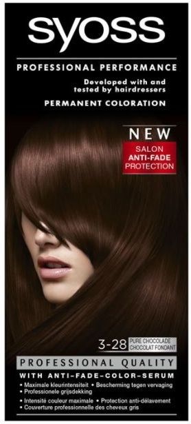 Syoss - Colors 3-28 - Haarkleuring - Donker Chocolade - 50ml