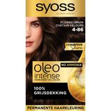SYOSS Oleo Intense- 4-86 Fluweelbruin - Haarverf - Permanent - 1 stuk
