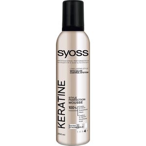 Syoss - Keratine Mousse - Styling Mousse - Hold Level 4 - 200ml