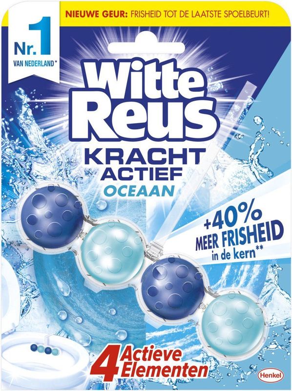 Witte Reus Toiletblok Kracht Actief Oceaan