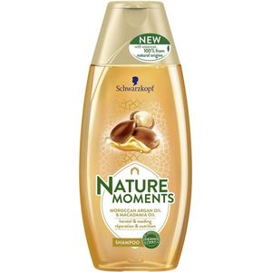 Schwarzkopf - Nature Moments - Shampoo - Argan Oil & Macadamia Oil - 250 ml