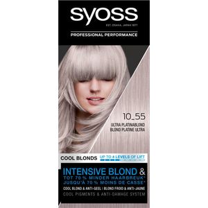 Syoss - Color Cool Blonds 10-55 - Haarkleuring - Ultra Platinum Blond