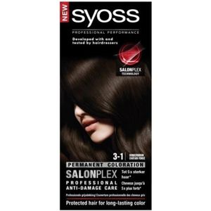 1+1 gratis: Syoss Classic Haarverf 3-1 Dark Brown