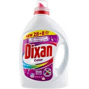Dixan Color - Vloeibaar Wasmiddel en Vlekverwijderaar - Anti Color Transfer - Gekleurde Was - 36 Wasbeurten