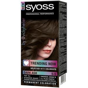 SYOSS Color Trending Now 5-5 DarkAsh haarverf - 1 stuk