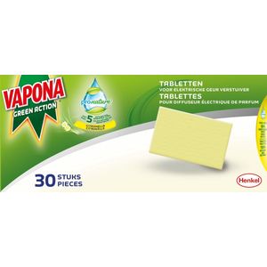 Vapona Green Action Pro Nature Anti Muggenstekker Navulling Tabletten - 30 Stuks