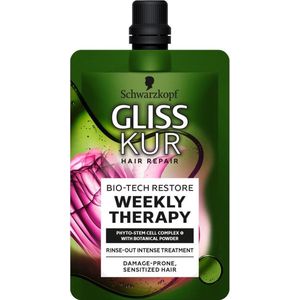 Gliss Kur - Haarmasker - Bio-Tech Restore - Weekly Therapy - 50ml