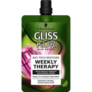 Gliss Kur Bio-Tech Weekly Therapy Haarmasker  - 50 ml