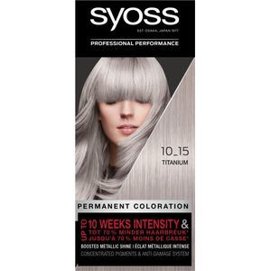 Syoss Color baseline 10-15 titanium haarverf 1set