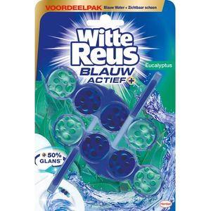 Witte Reus Toiletblok Blauw Actief Eucalyptus 2 stuks