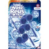 Witte Reus Toiletblok Blauw Actief Hygiene 3 stuks
