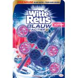 Witte Reus Toiletblok Blauw Actief Bloesem 2 stuks