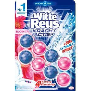 Witte Reus Toiletblok Kracht Actief Bloesem 2 stuks