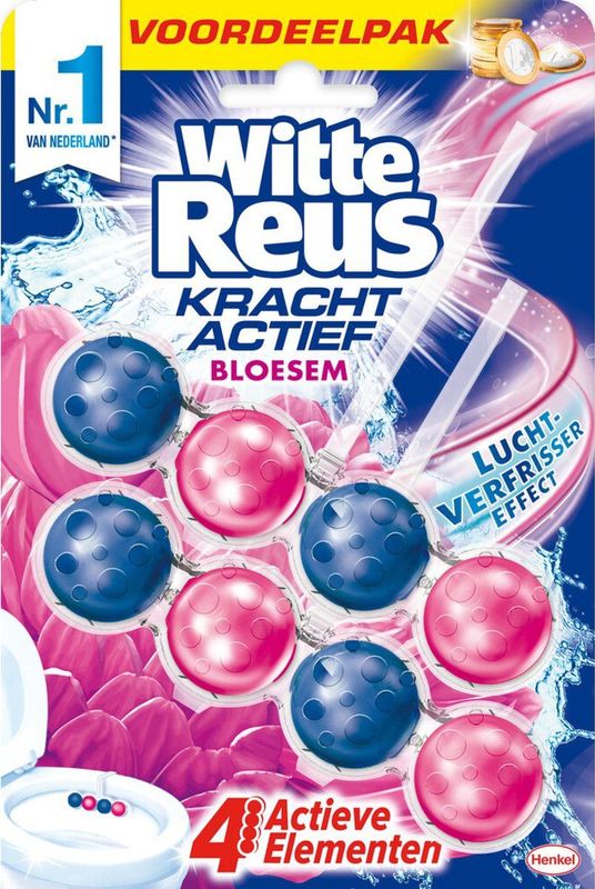 Witte Reus - Kracht Actief - Toiletblok - Bloesem - 100% Recyclebaar