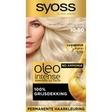 SYOSS Oleo Intense - 10-50 Licht Asblond - Permanente Haarverf - Haarkleuring - 1 stuk