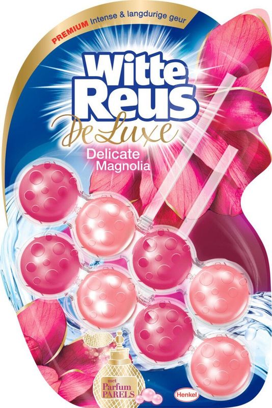 Witte Reus Toiletblok DeLuxe Delicate Magnolia 2 stuks